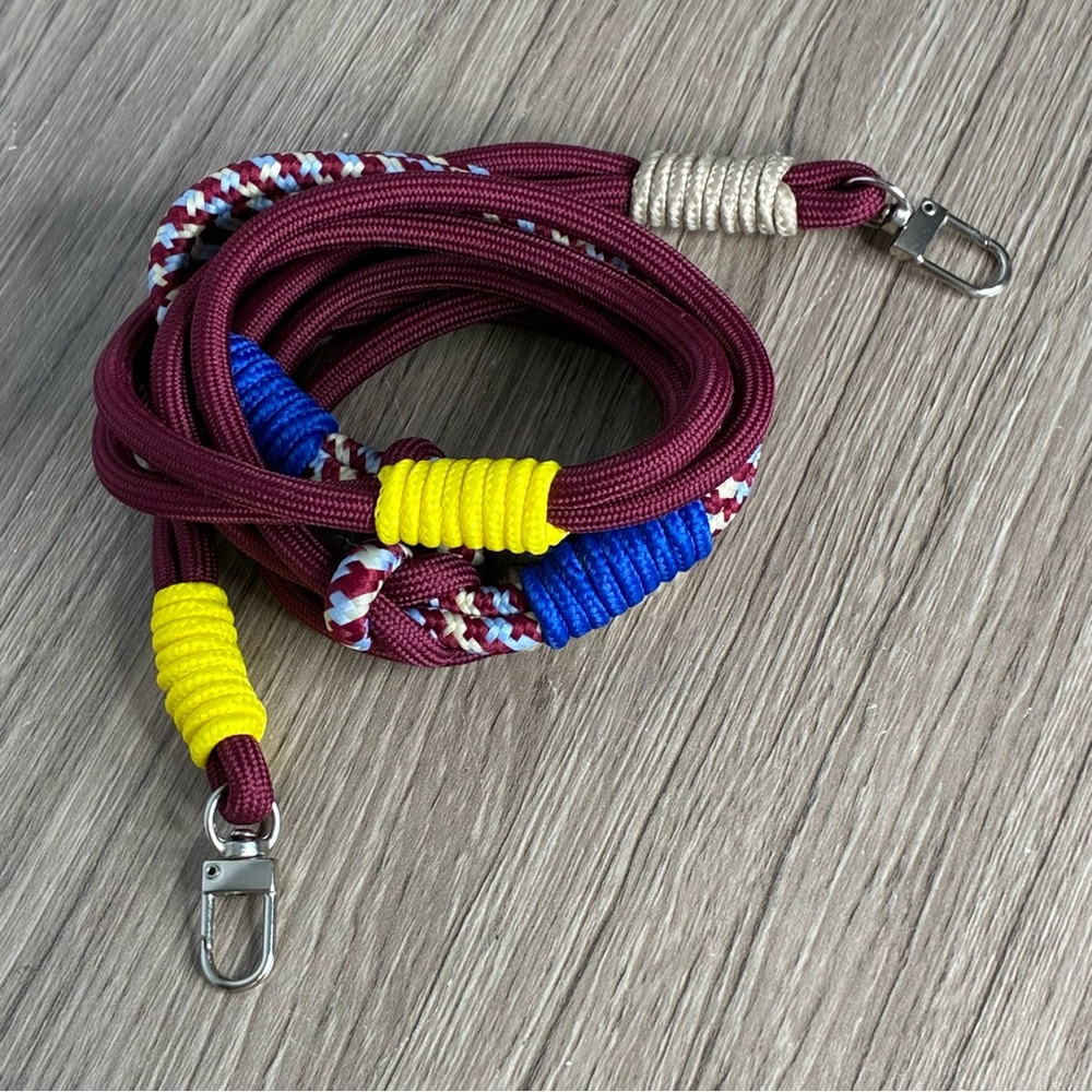 🐼 3/$25 NWT Maroon Braided Phone Leash or Bag Strap
